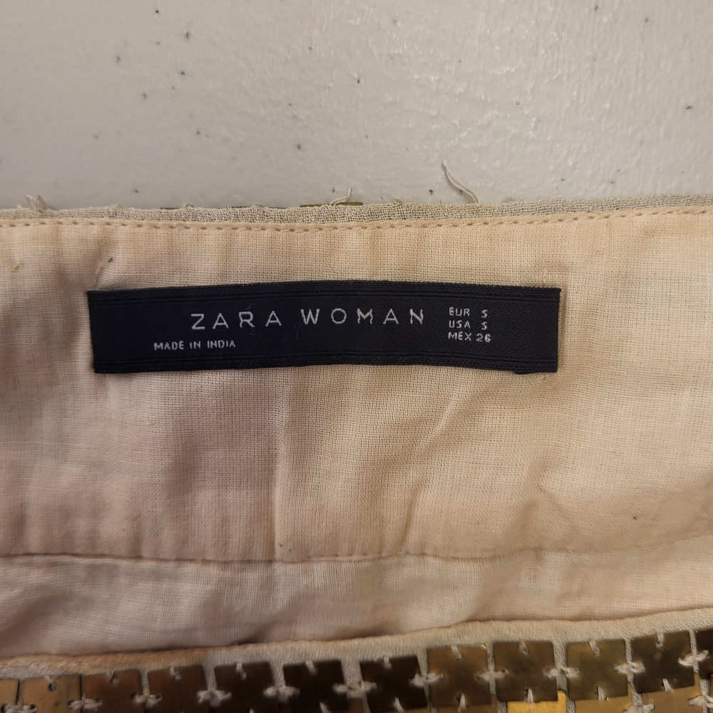 Embroidered Sequin Mini Skirt - Picture 2 of 5